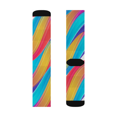Color burst Sublimation Socks–Crew Socks